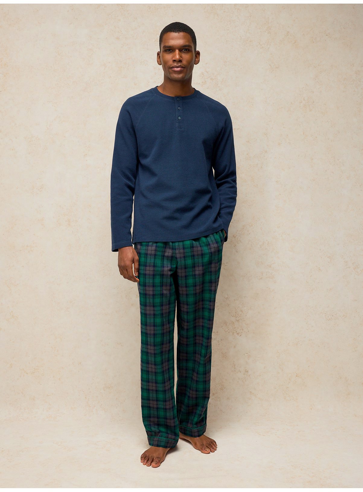 WHITE STUFF Wells Check Pyjama Bottoms XXL - Image 3 thumbnail