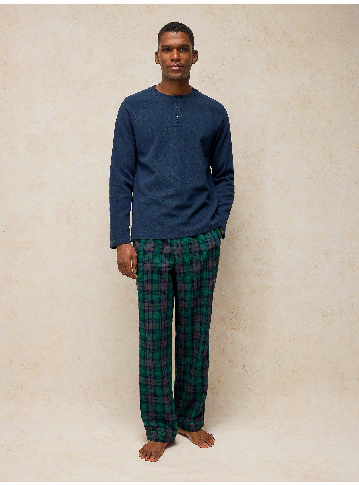WHITE STUFF Wells Check Pyjama Bottoms XXL - Image 3