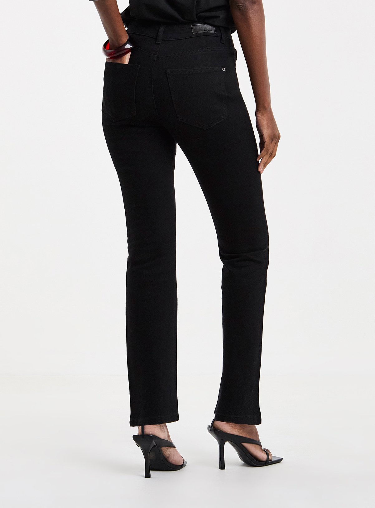 JD WILLIAMS Embellished Straight Leg Jeans 20 - Image 2 thumbnail
