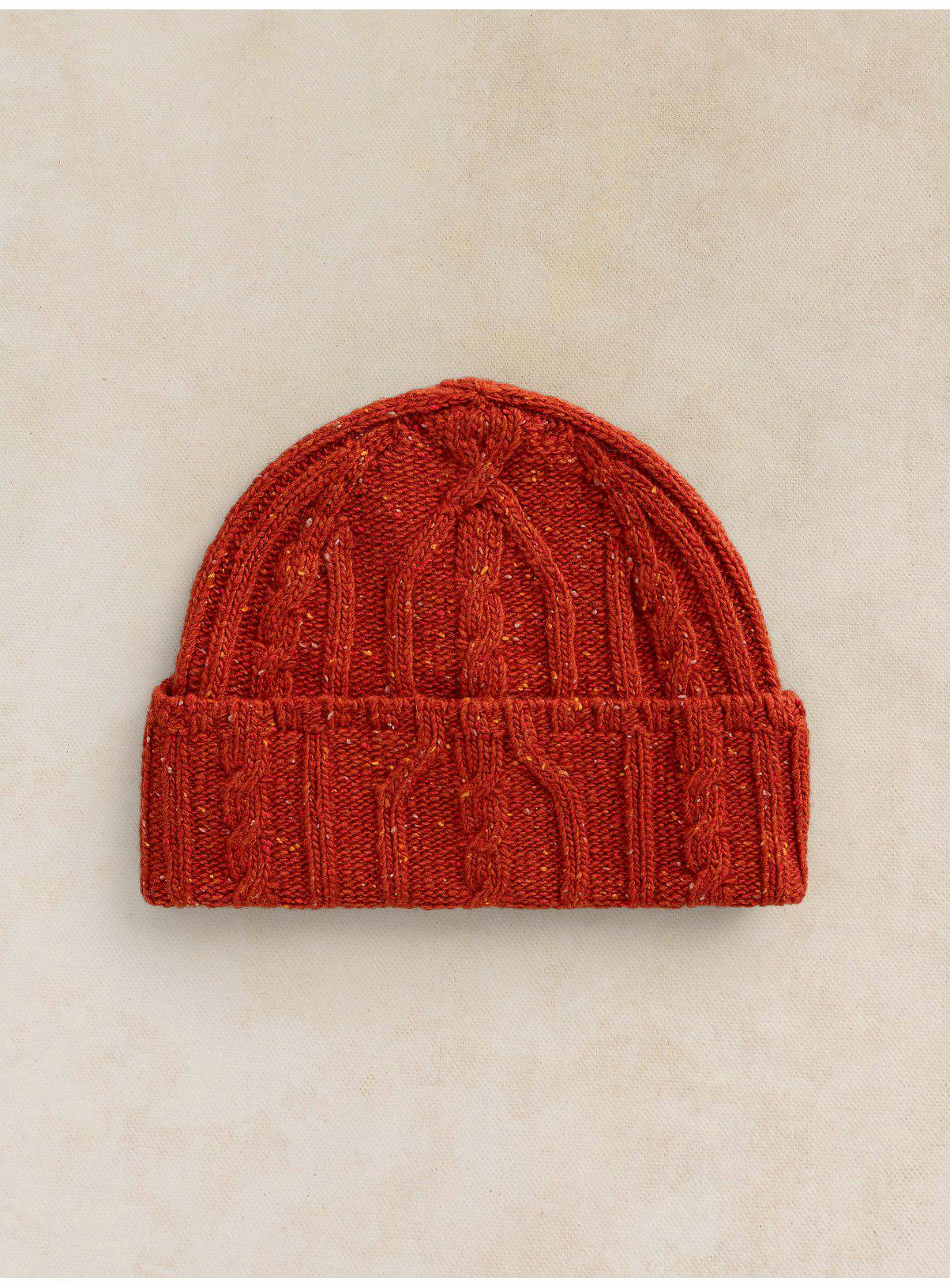 WHITE STUFF Nep Cable Fisherman Beanie One Size - Image 2
