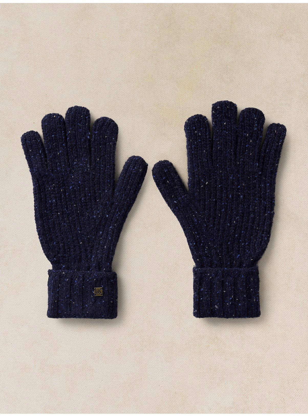 WHITE STUFF Nep Rib Gloves One Size - Image 1 thumbnail