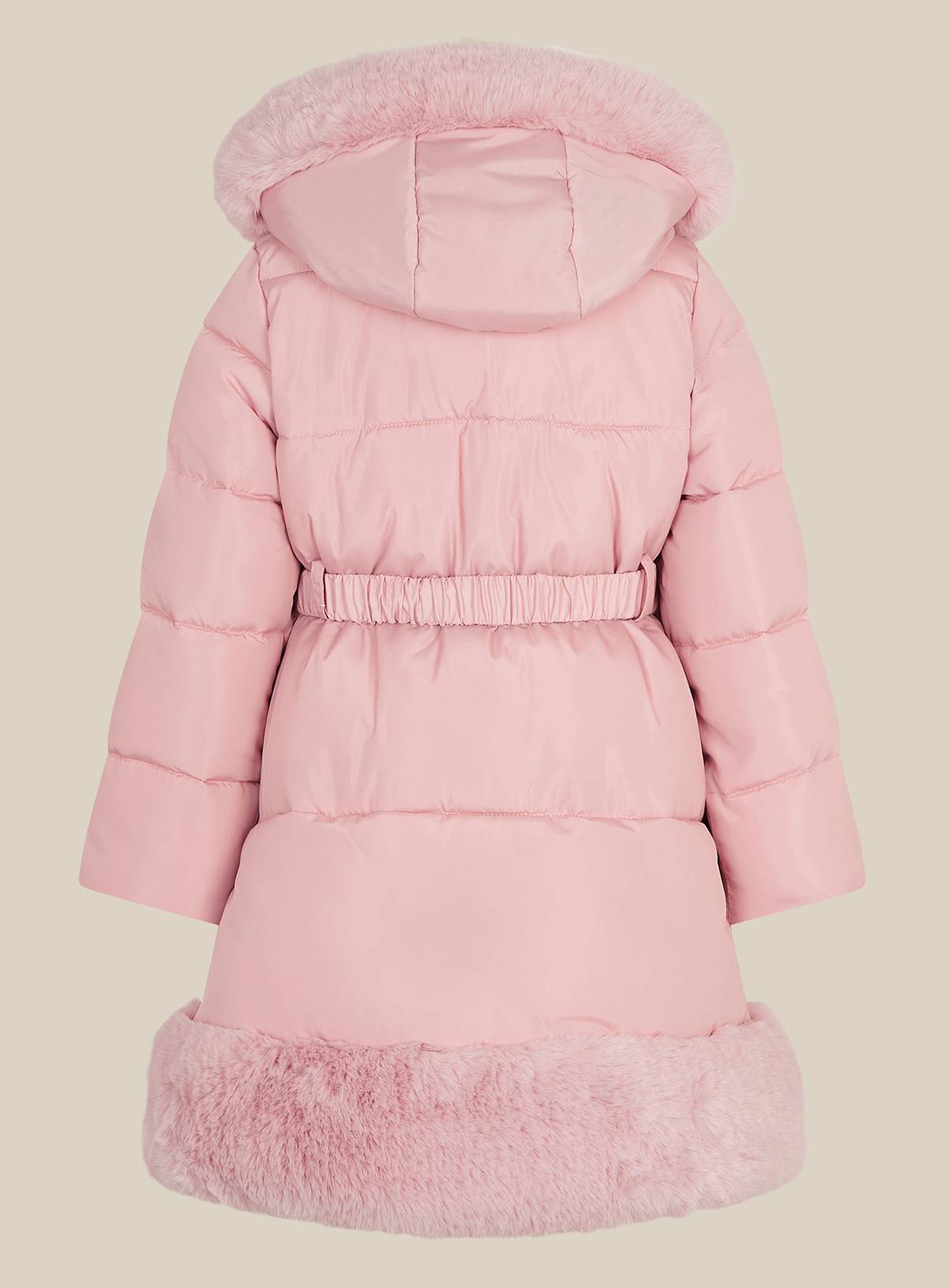 MONSOON Faux Fur Padded Coat 9-10 years - Image 2