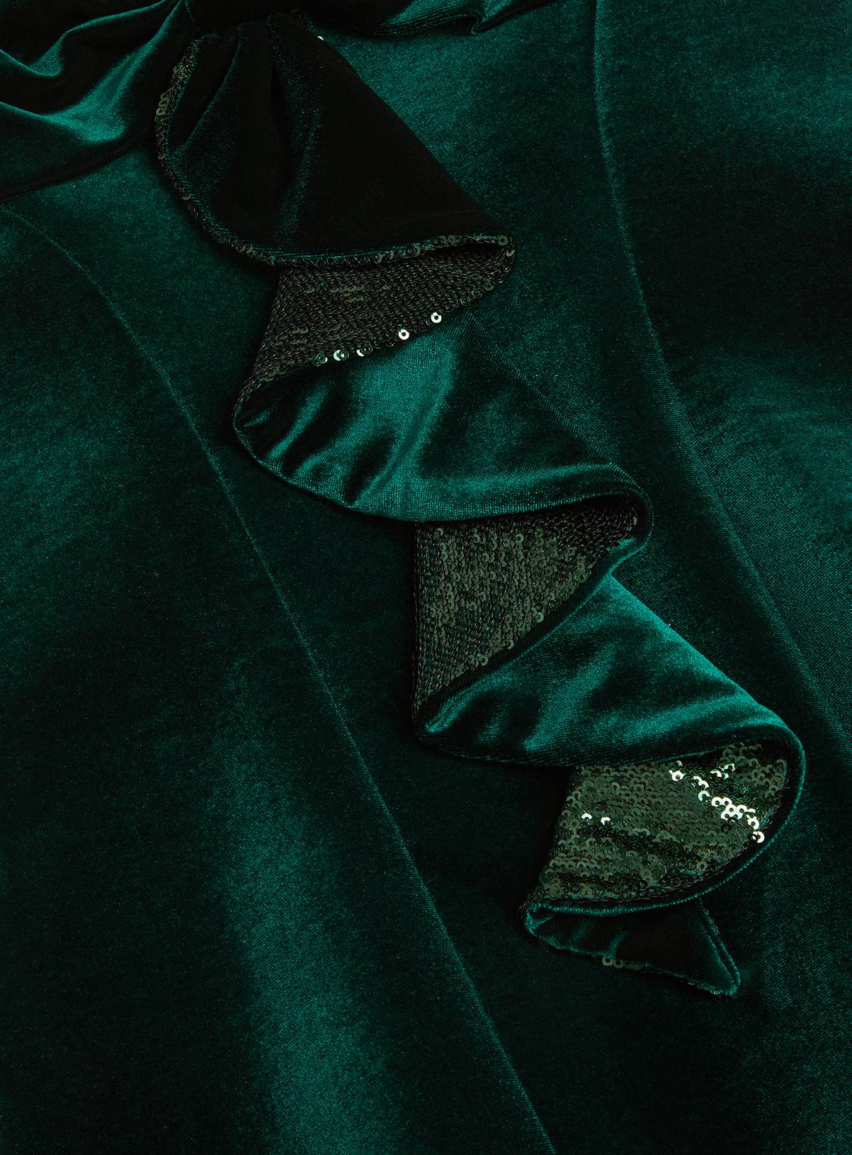 MONSOON Genevieve Sequin Bow Velvet Party Dress 4 years - Image 4