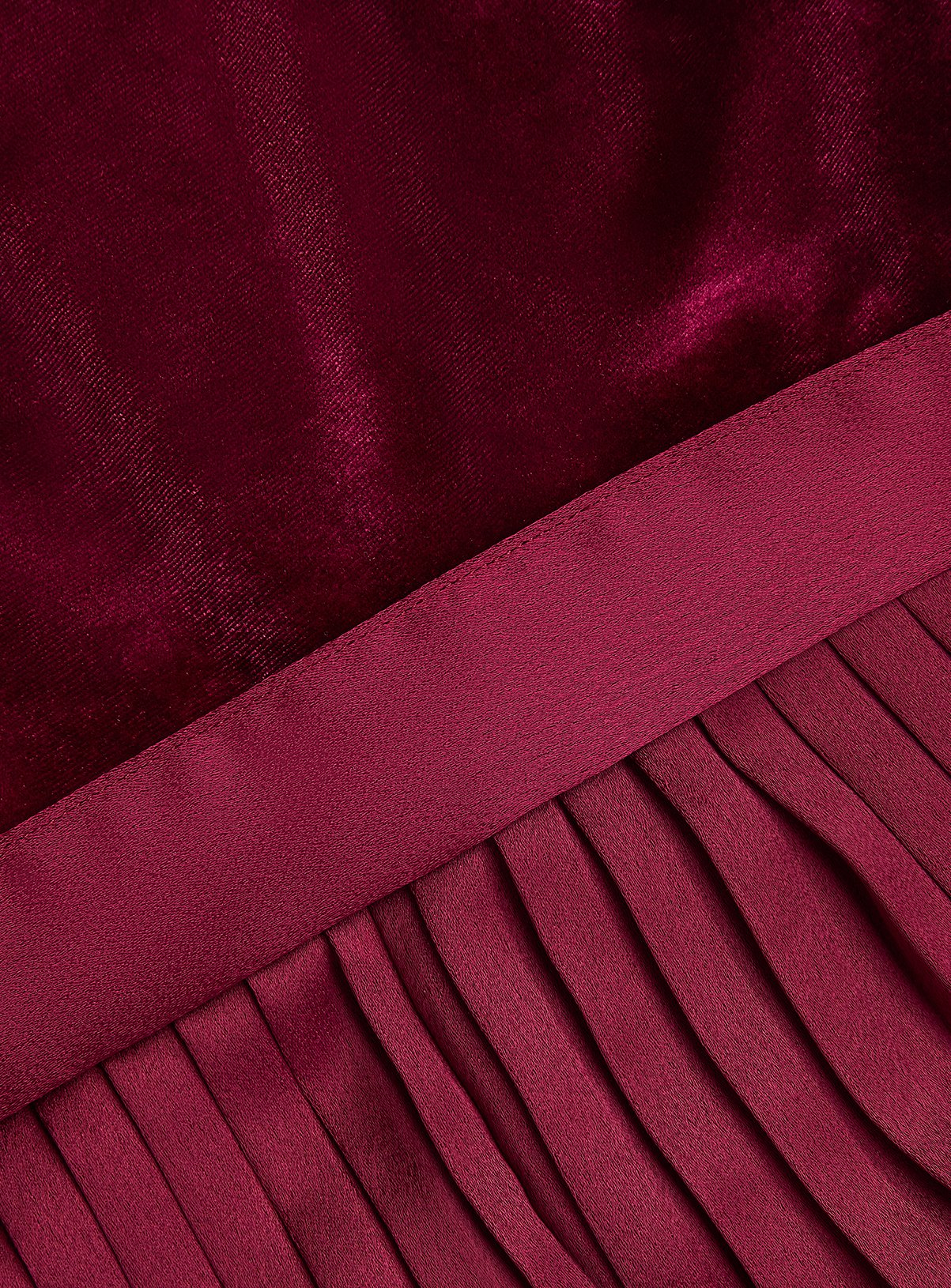 MONSOON Quinn Velvet Pleated Jumpsuit 8 years - Image 3 thumbnail