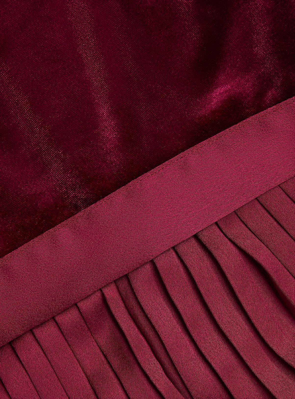 MONSOON Quinn Velvet Pleated Jumpsuit 8 years - Image 3