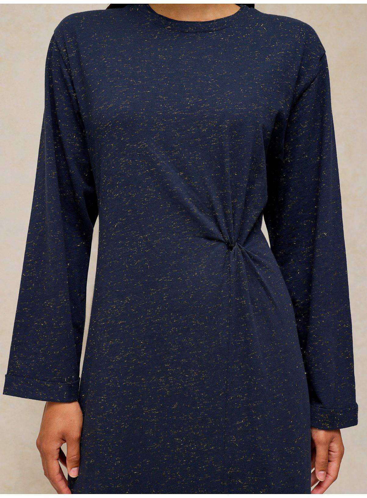 WHITE STUFF Gracie Sparkle Twist Dress 12R - Image 3