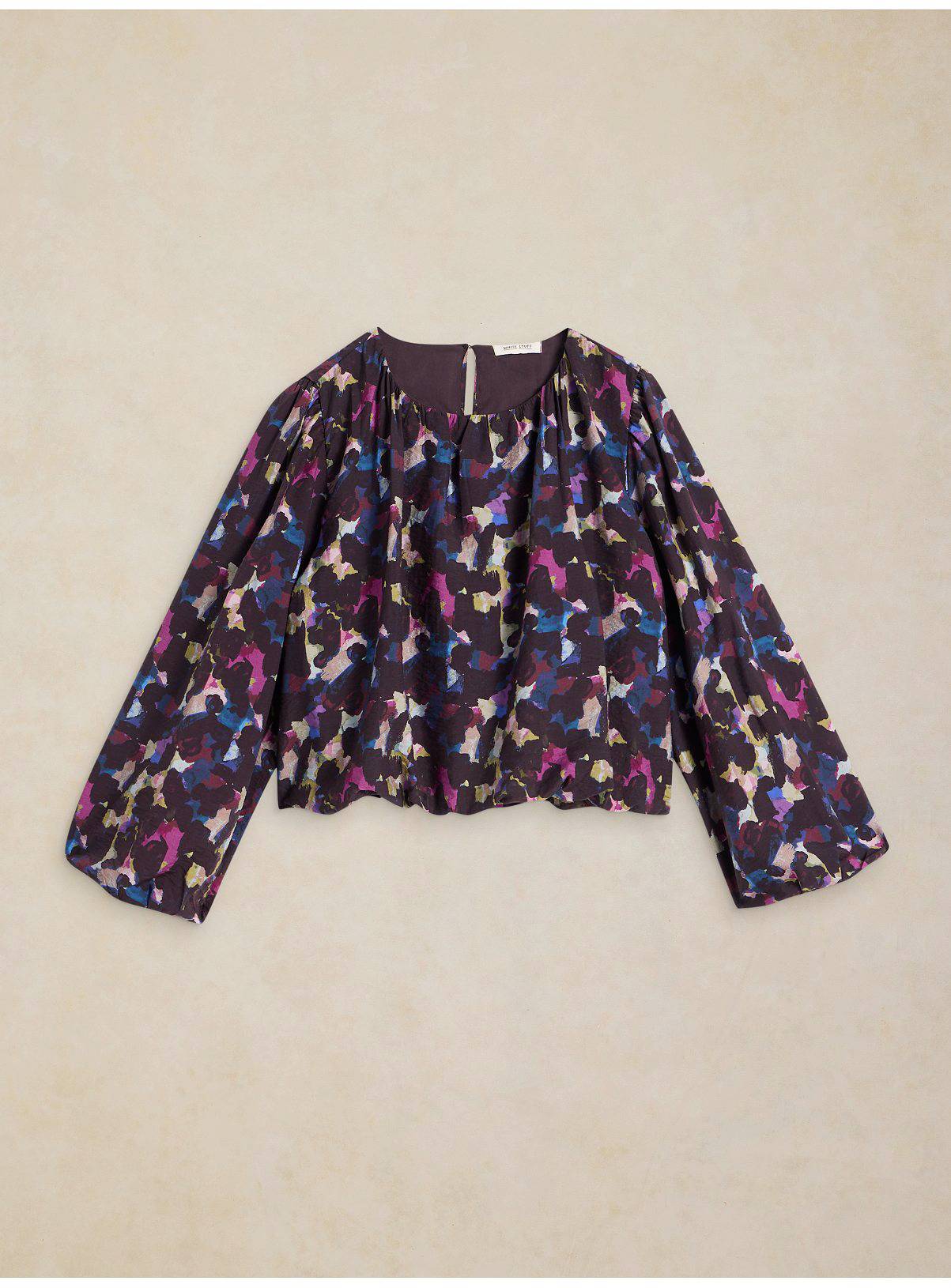 WHITE STUFF Lyra Bubble Hem Top 24 - Image 4