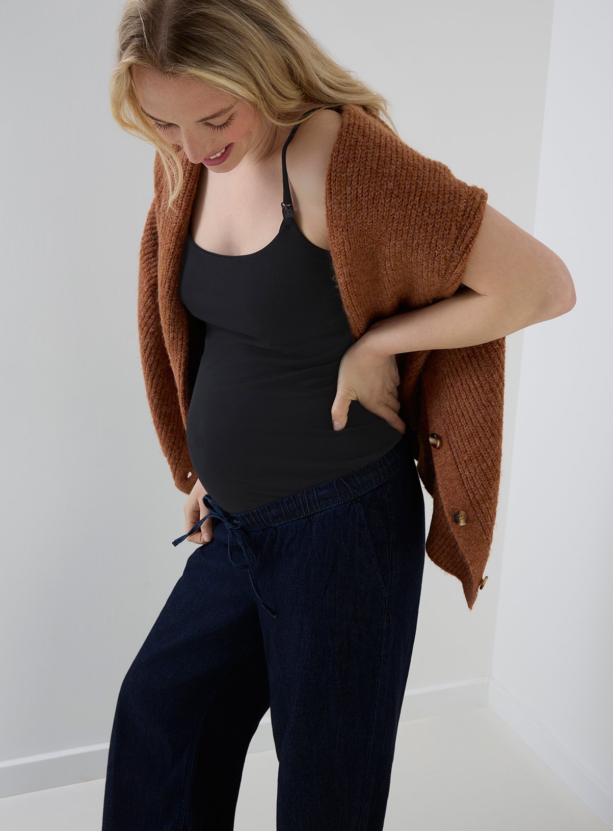 JOJO MAMAN BÉBÉ 2 Pack Maternity & Nursing Vest Top M - Image 1 thumbnail