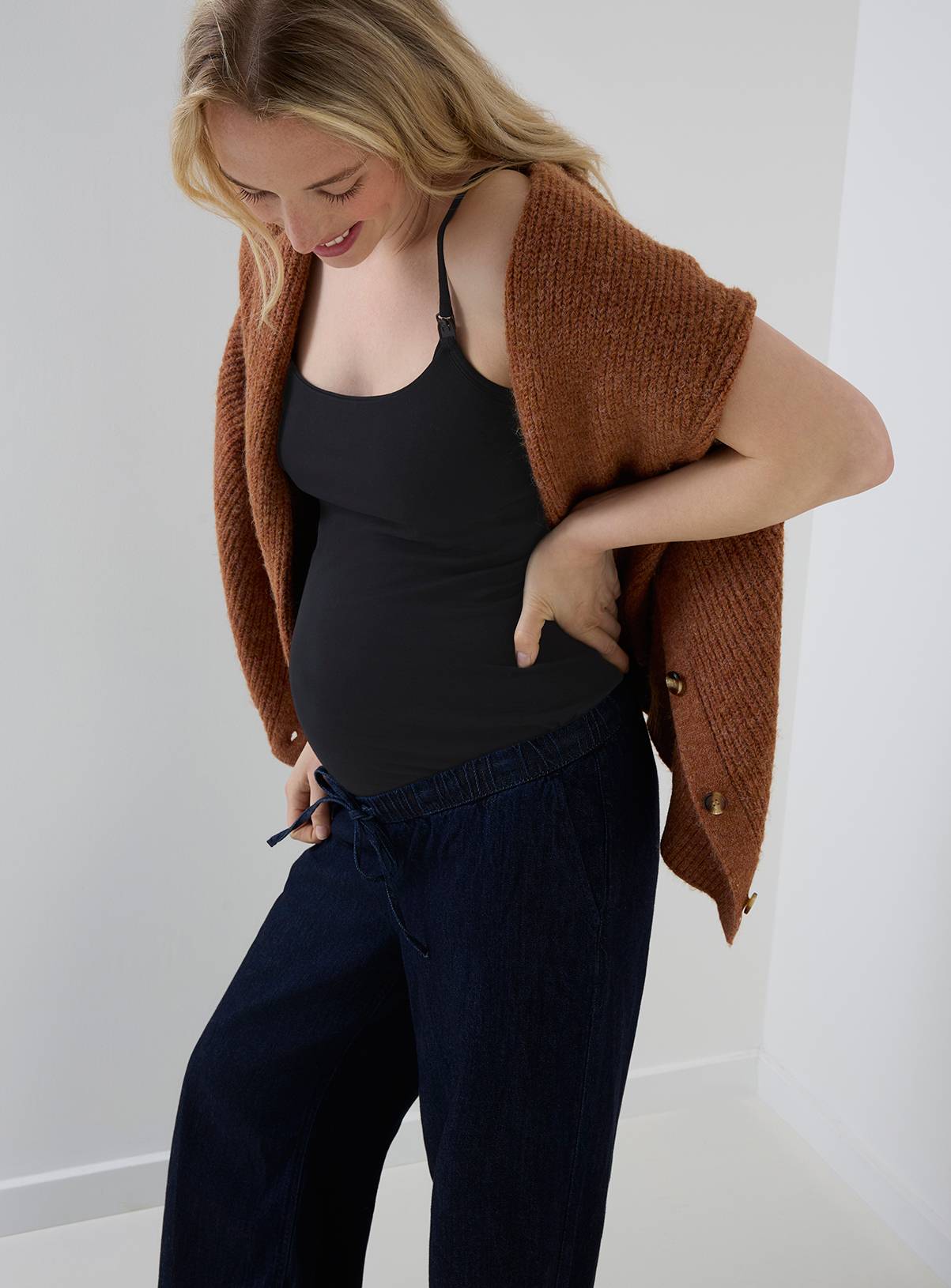 JOJO MAMAN BÉBÉ 2 Pack Maternity & Nursing Vest Top M - Image 1