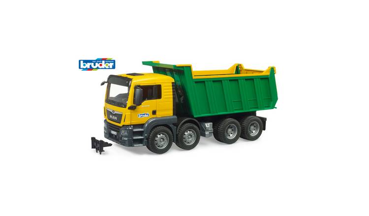Bruder 1:16 MAN TGS Tipper Truck - Yellow/Green