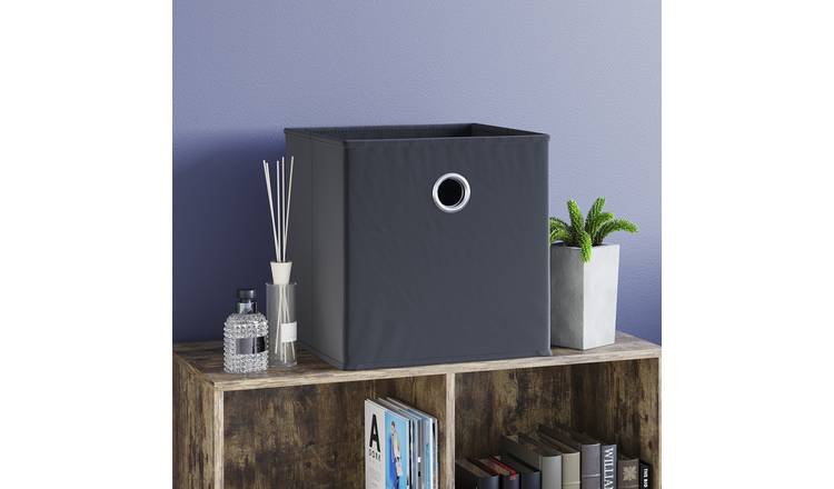 Vida Designs Durham Cube Storage Basket - Black