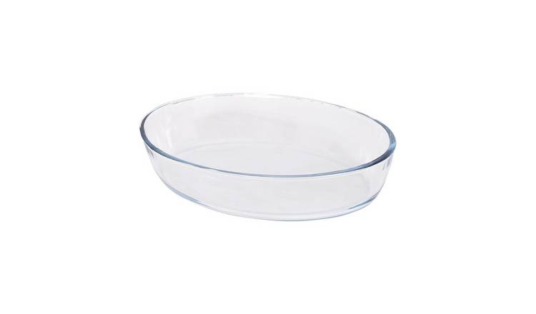Argon Tableware Oval Glass Oven Dish - 26cm x 18cm