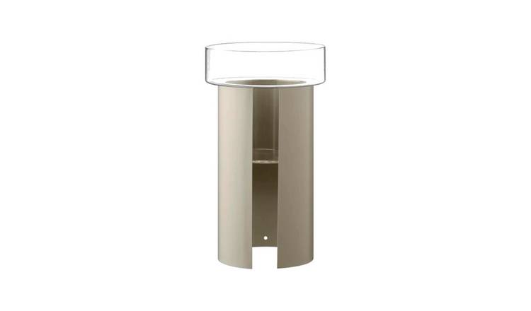 LSA International Terrazza Planter H60cm - Clear and Grey