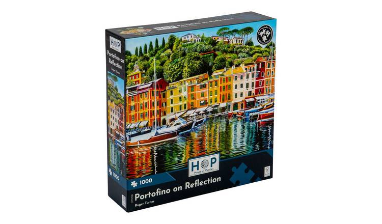 The House of Puzzles Portofino on Reflection 1000 Piece Jigsaw Puzzle