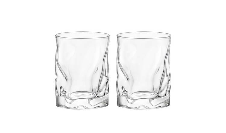 Bormioli Rocco Sorgente Double Whisky Glasses - 420ml - Pack of 2