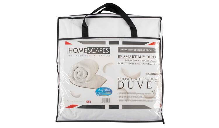 Homescapes Goose Feather and Down 4.5 Tog Child Duvet