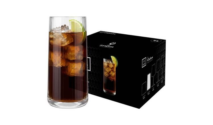 Argon Tableware Chelsea Optic Crystal Highball Glasses - 550ml - Pack of 48