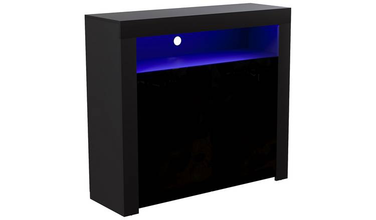 Vida Designs Nova 2 Door LED Sideboard - Black
