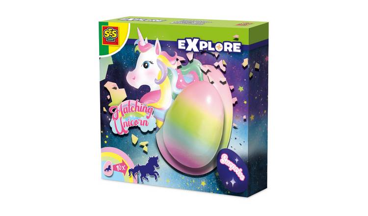 SES Creative Hatching Unicorn Surprise Egg Toy