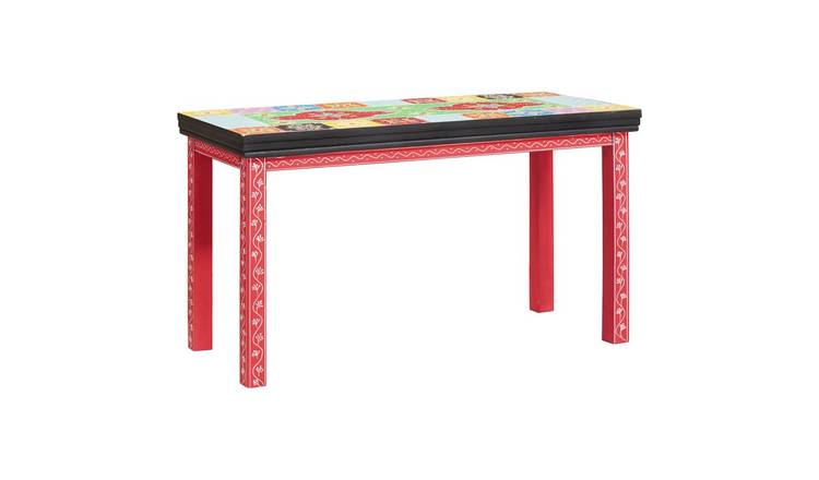 Walplus Pack of 2 Solid Mango End Table - Multicolour - 90 x 40 x 50 cm