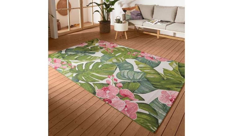 Hanse Home Multicoloured  Flair Indoor Outdoor Tropical Rug - 240 x 340cm