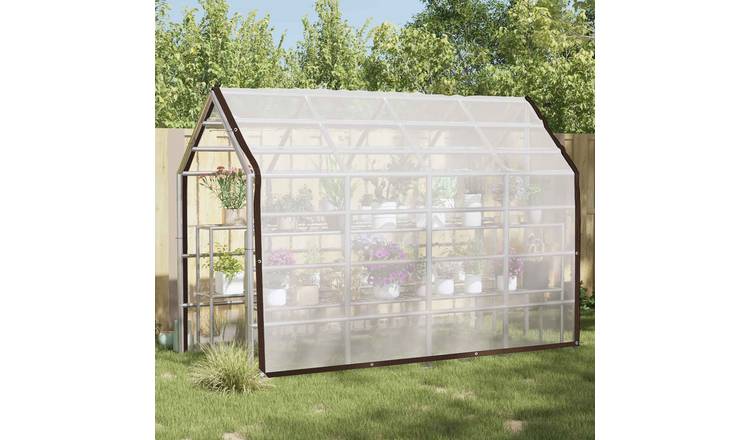 Walplus Bordered PE Plant Cover - Transparent - 300 x 400 cm