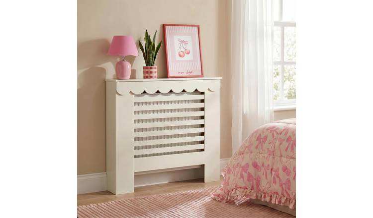 OHS Scallop Radiator Cover - Cream - Small