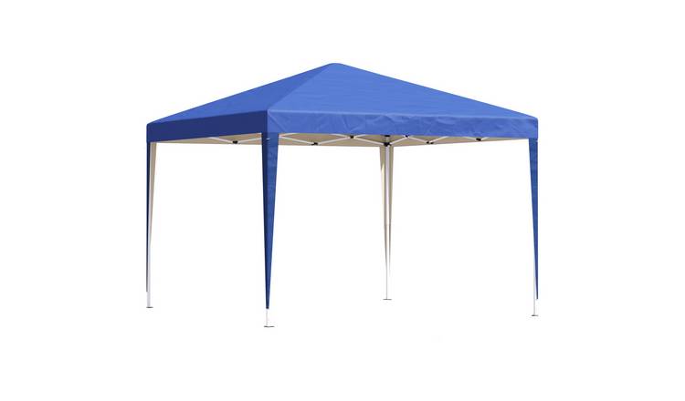 Outsunny Height Adjustable Pop Up Gazebo – Blue