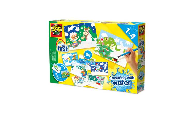 SES Creative Colour With Water Megaset Activity Set - Hidden Animals
