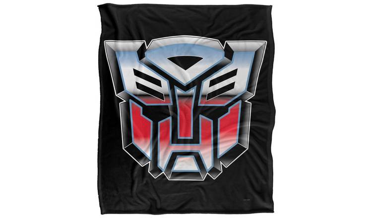 Transformers Autobots Logo White Blanket - 152cm x 127cm