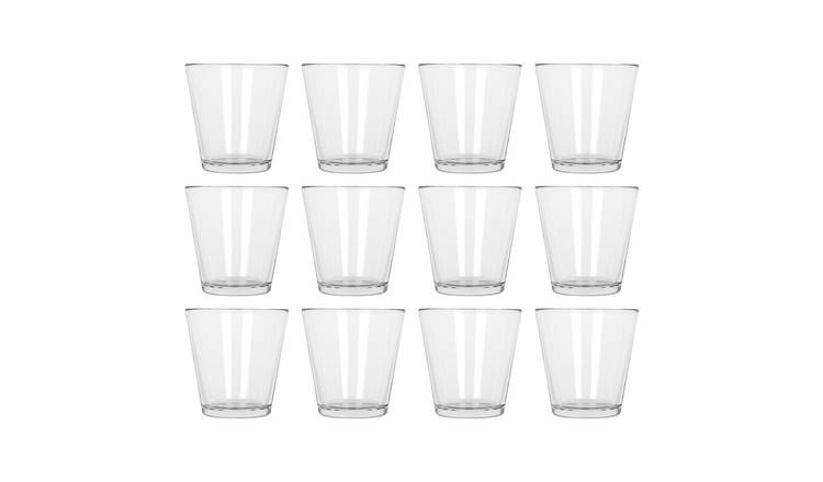 Argon Tableware Glass Water Glasses - Pack of 12