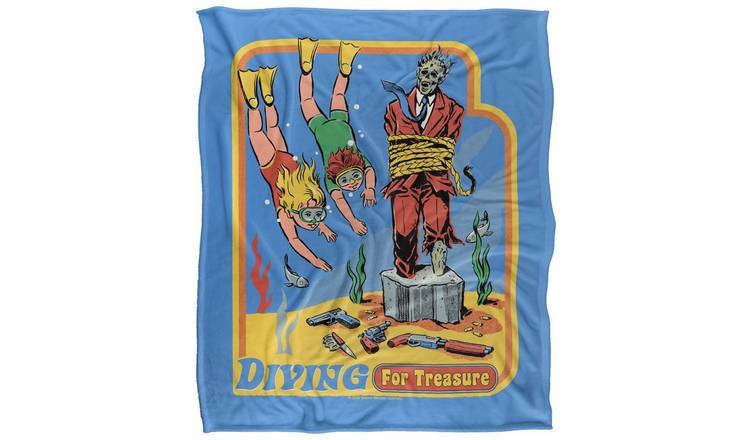 Steven Rhodes Diving For Treasure Soft Touch Blanket - 147cm x 91cm