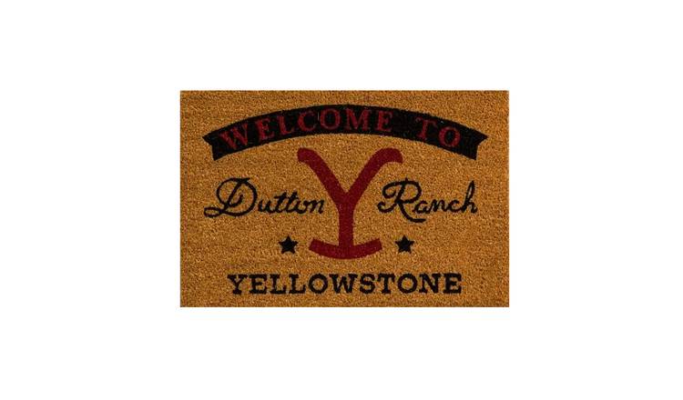 Yellowstone Welcome To Dutton Ranch Door Mat