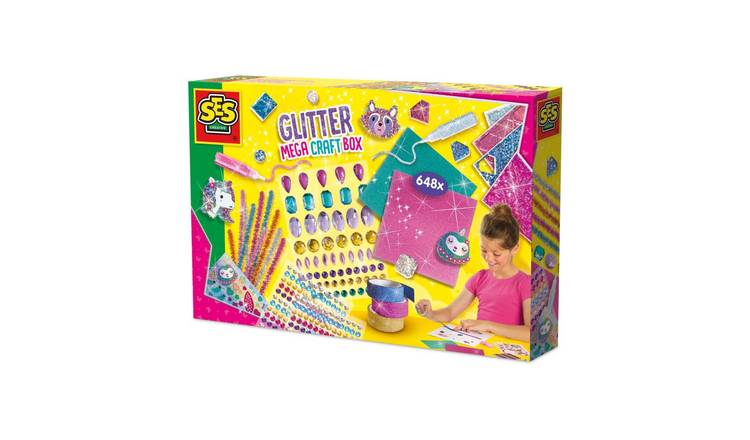SES Creative Glitter Mega Craft Box Activity Set