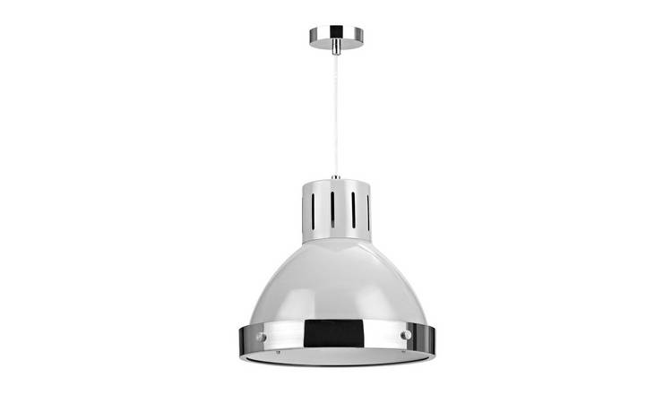Orsina Vermont Flint Bell-Shaped Pendant Light - Grey