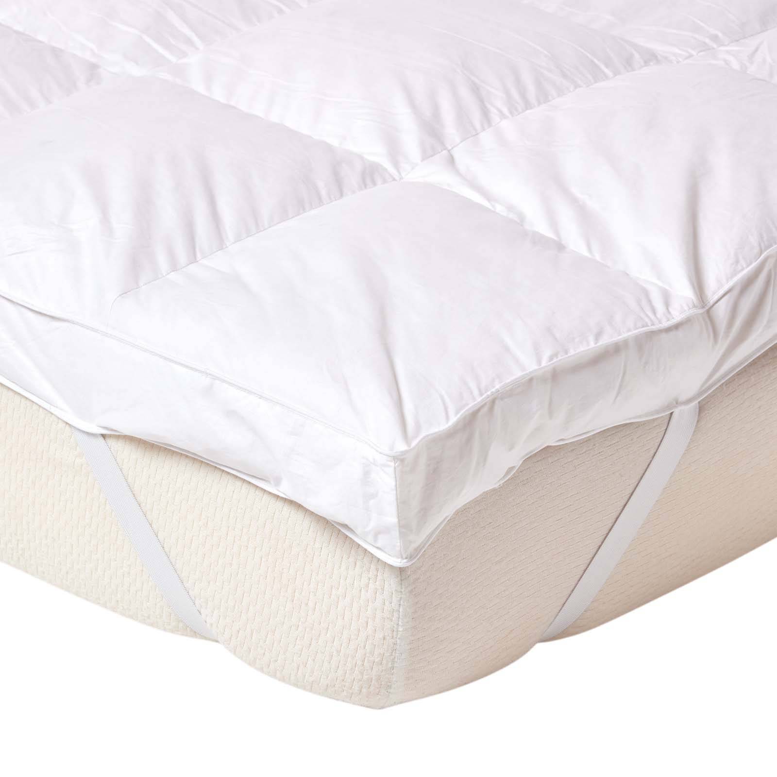 Homescapes Thick Goose Feather Mattress Topper - King Size - Image 1