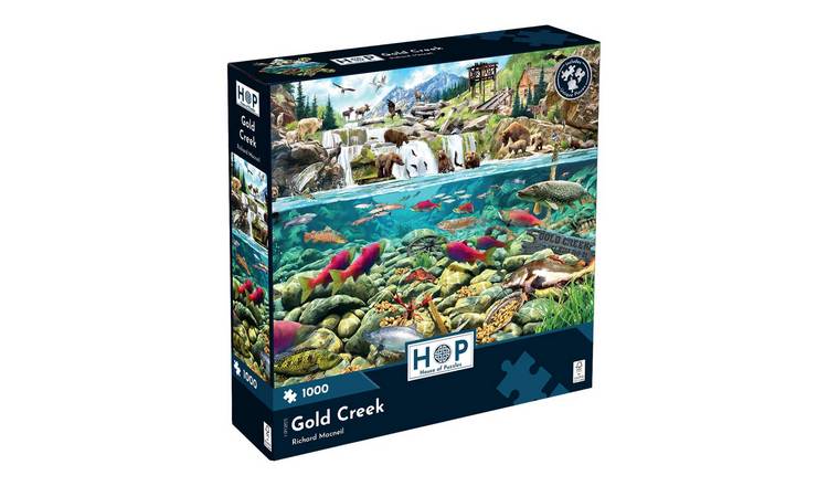 The House of Puzzles Gold Creek 1000 Piece Jigsaw Puzzle