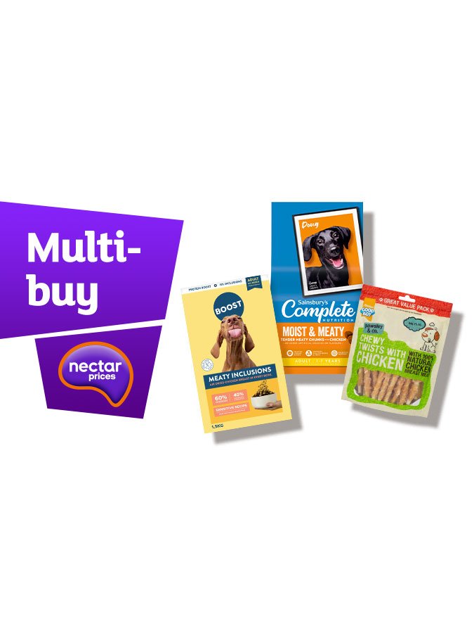 Multibuy deals on pet favourites.