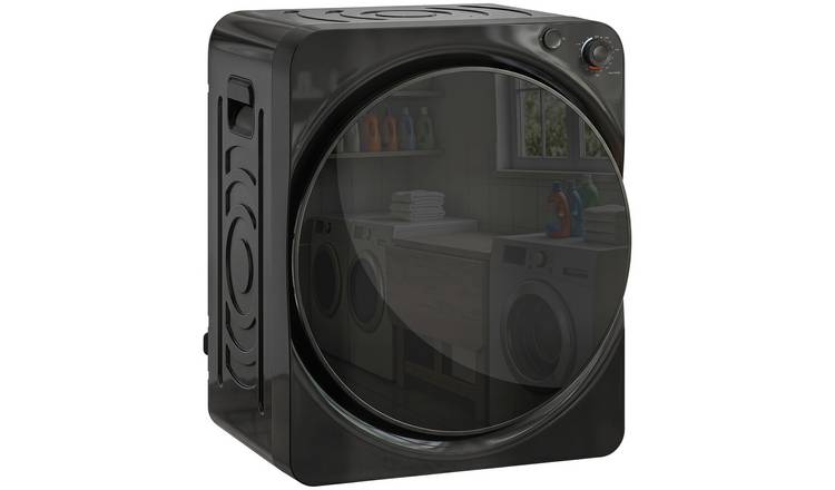 HOMCOM 5kg Vented Tumble Dryer with 5 Drying Modes - Black
