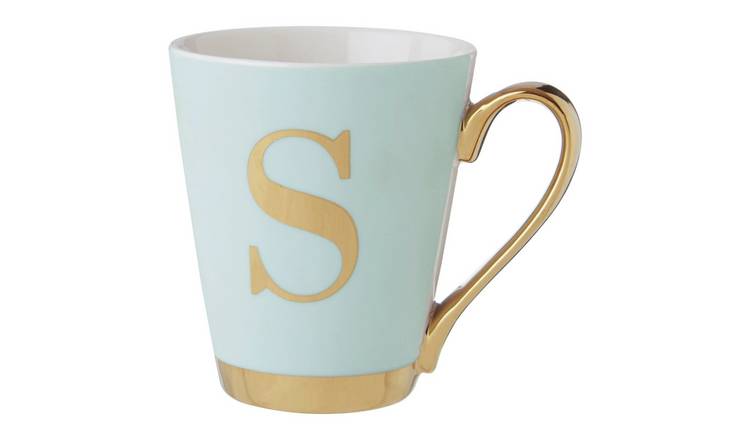 Orsina Mimo Frosted Deco S Monogram Mug – Green