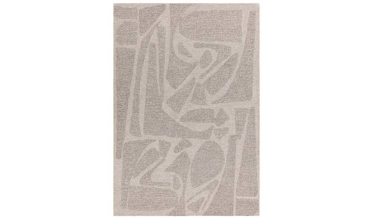 Mega Flooring Grey Modern Abstract Rug - 160 x 230cm