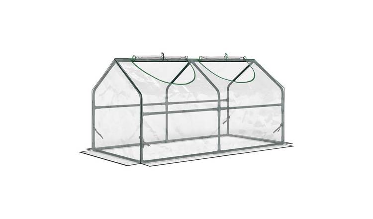 Outsunny Zipped Windows Mini Greenhouse – Clear