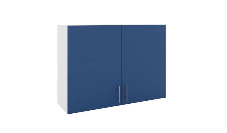JD Greta 1000mm Wall Cabinet with 2 Doors - Navy Blue Matt