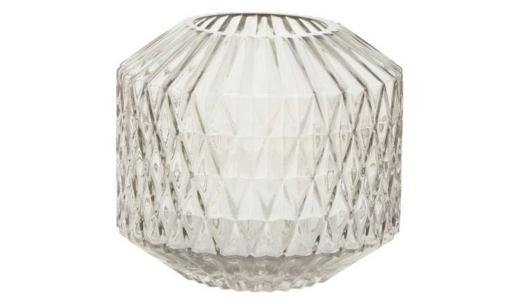 Orsina Brice Small Glass Vase - Grey