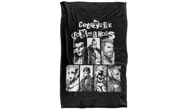 Creature Commandos Character Portraits Black & White Blanket - 147cm x 91cm