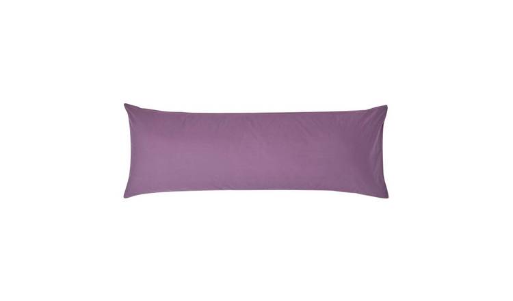 Homescapes Egyptian Cotton Housewife Body Pillowcase - Purple