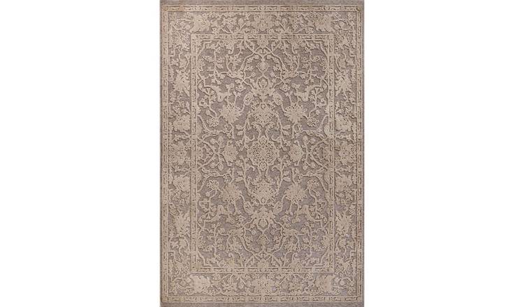 Villeroy & Boch Beige Ambroise Short Pile Rug Floral - 200 x 290cm
