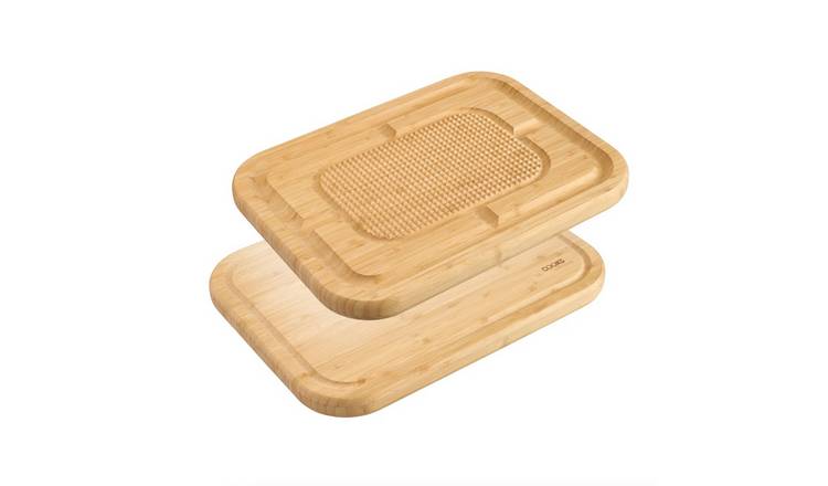 Cooks Professional Reversible Bamboo Carving and Chopping Board - Large
