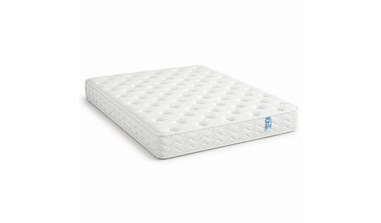 Home Treats King Size 5ft Pocket Sprung Quilted Mattress - White