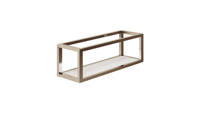 Cosmic Shelf With Towel Rail - Chrome